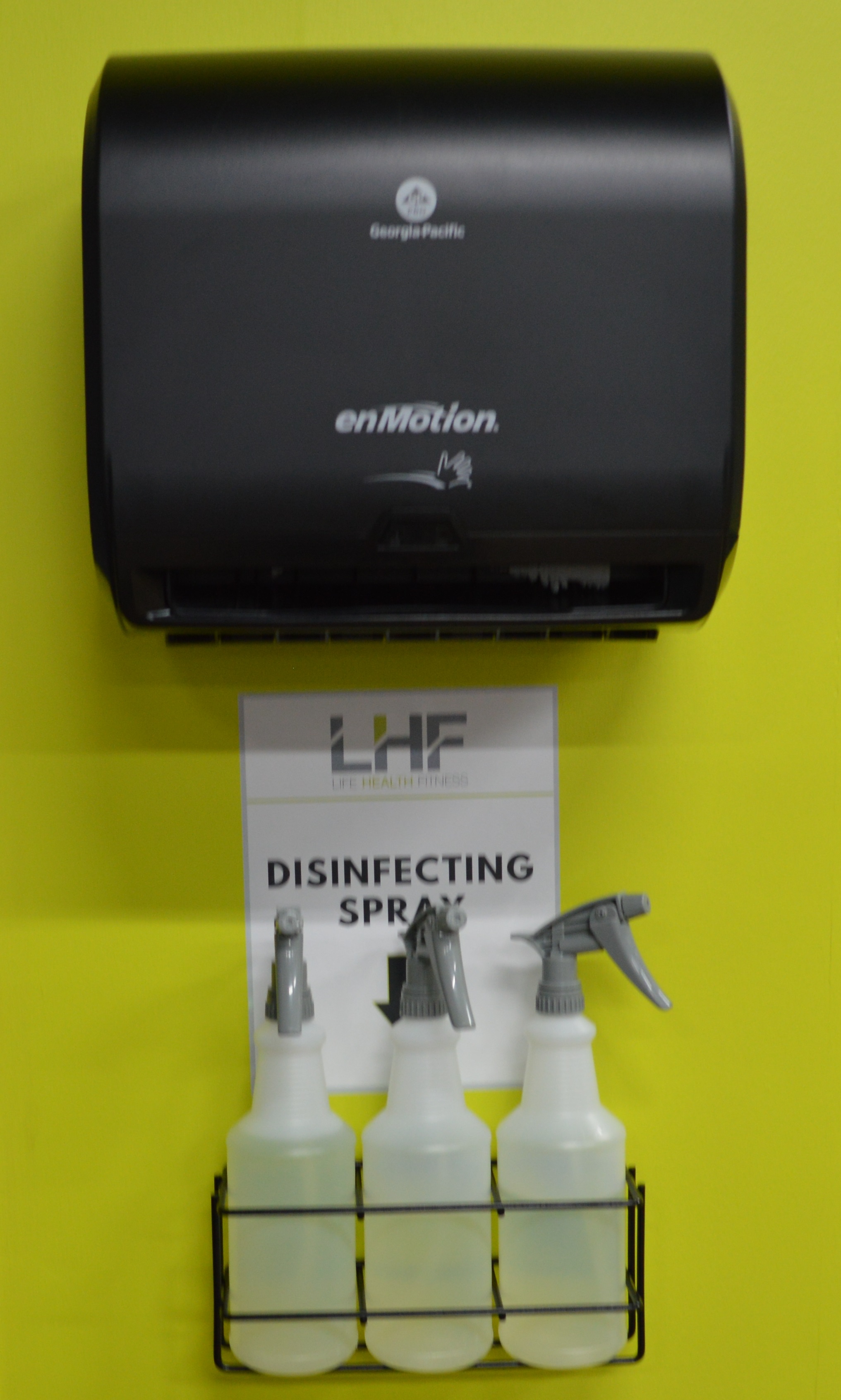 sanitizer station